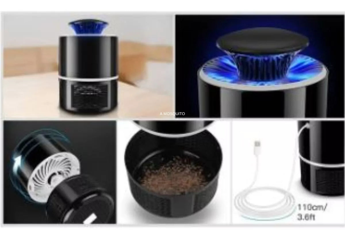 🔥 MosquiKill™ PRO – Lámpara Mata Mosquitos USB Premium