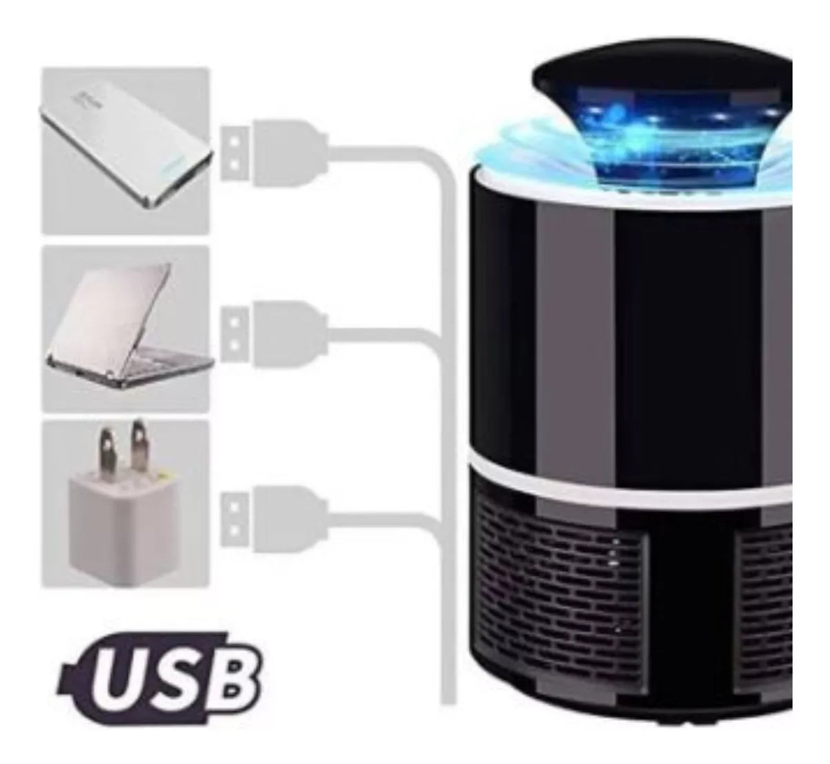 🔥 MosquiKill™ PRO – Lámpara Mata Mosquitos USB Premium