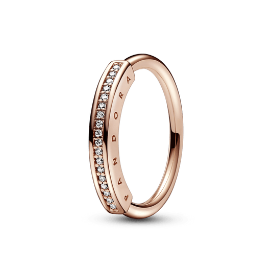 Anillo I-D en pavé - Pandora Original